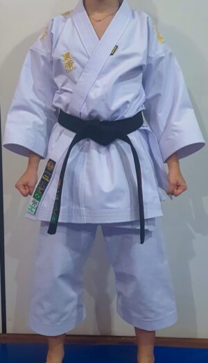 KIMONO KYOTO DE ALTA PERFORMACE PARA O KATA( bordado: preto, dourado ...)